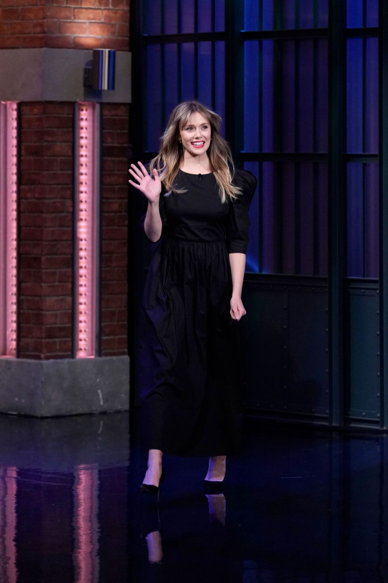 Elizabeth Olsen - Late Night with Seth Meyers in NY 10/09/2019 • CelebMafia