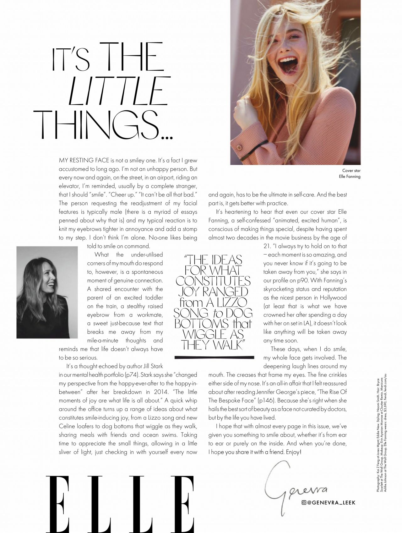Elle Fanning – ELLE Magazine Australia November 2019 Issue • CelebMafia