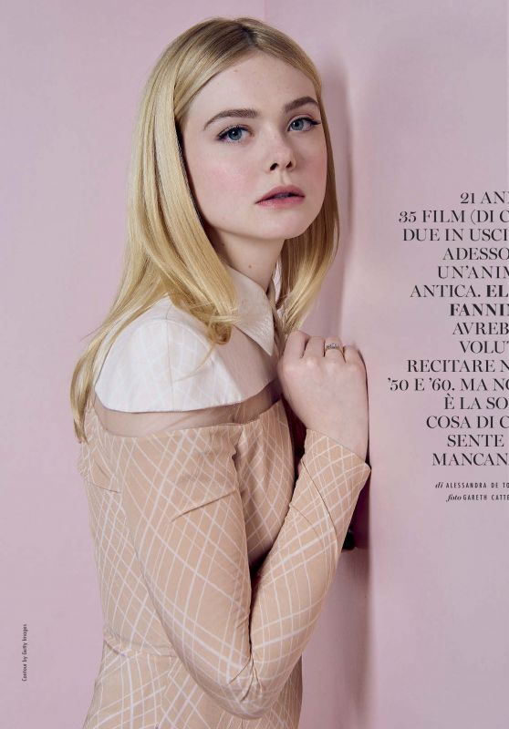 Elle Fanning - Glamour Italy October 2019 Issue