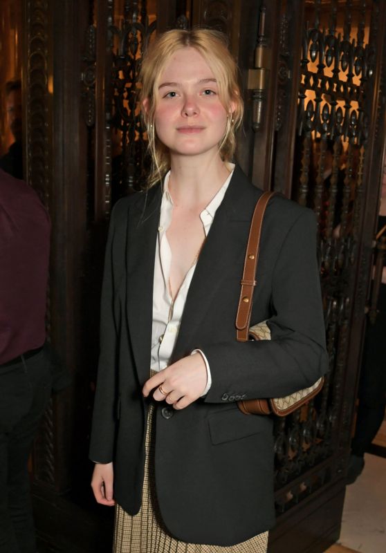 Elle Fanning - The Academy Of Motion Pictures Arts And Sciences 2019 New Members Party in London