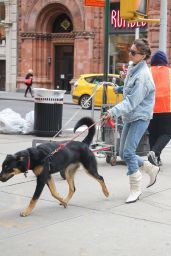 Emily Ratajkowski - Taking a Stroll With Her Dog in NY 10/17/2019