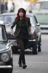 Emma Stone - "Cruella" Set in London 10/15/2019