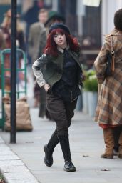Emma Stone - "Cruella" Set in London 10/15/2019
