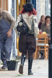 Emma Stone - "Cruella" Set in London 10/15/2019