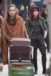 Emma Stone - "Cruella" Set in London 10/15/2019