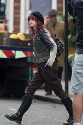 Emma Stone - "Cruella" Set in London 10/15/2019