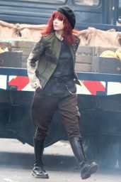 Emma Stone - "Cruella" Set in London 10/15/2019