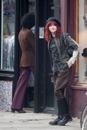 Emma Stone - "Cruella" Set in London 10/15/2019