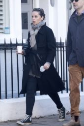 Felicity Jones - Out for a Walk in London 10/22/2019