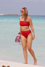 Grace Levy in a Red Bikini 10/07/2019