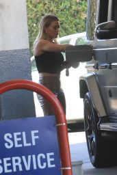 Hilary Duff - Pumping Gas in Beverly Hills 10/13/2019