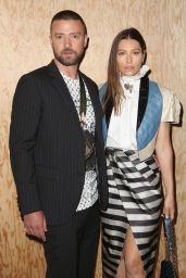 Jessica Biel and Justin Timberlake - Louis Vuitton Show at Paris Fashion Week 10/01/2019