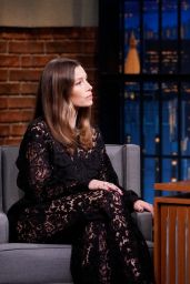 Jessica Biel - Late Night With Seth Meyers Show in New York City 10/23/2019