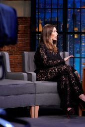Jessica Biel - Late Night With Seth Meyers Show in New York City 10/23/2019