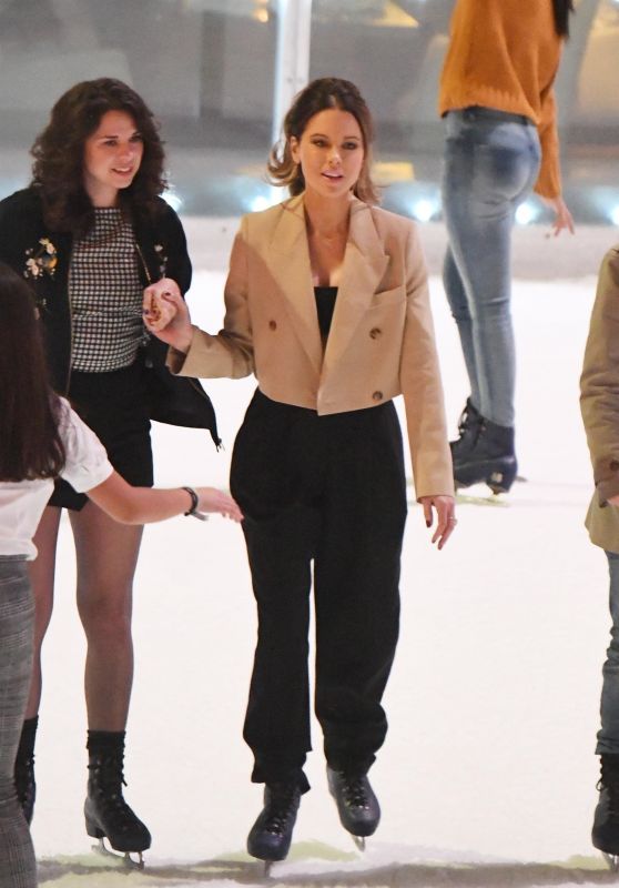 Kate Beckinsale - Ice Skating in NYC 10/21/2019