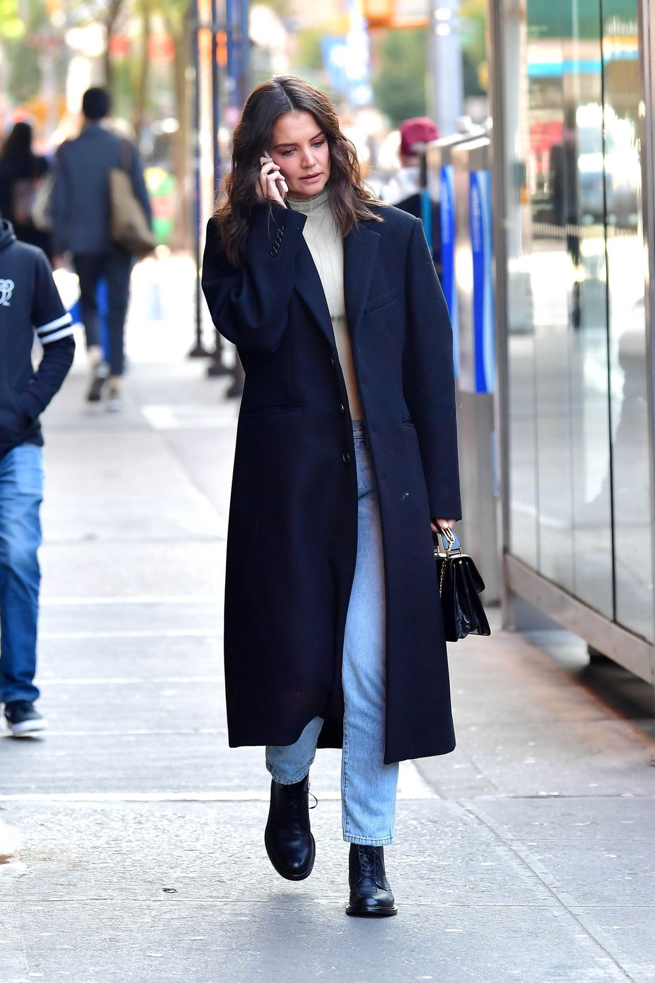 Katie Holmes Autumn Street Style - NYC 10/15/2019 • CelebMafia