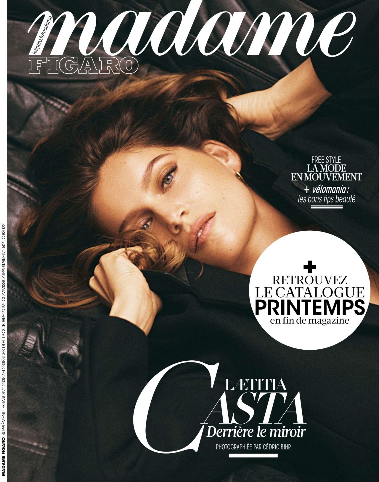 Laetitia Casta - Madame Figaro 10/18/2019 Issue • CelebMafia