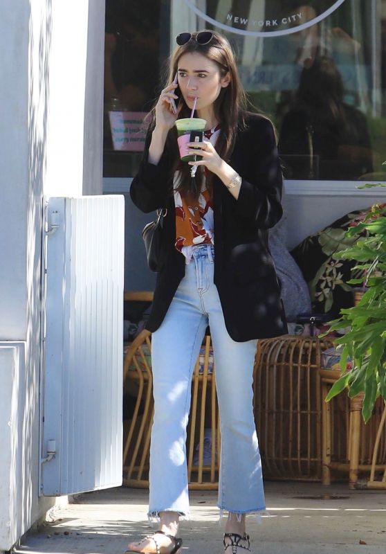 Lily Collins Street Style 10/20/2019
