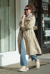 Lily James - Out in Ladbroke Grove, London 10/10/2019