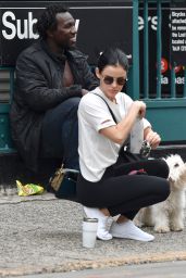 Lucy Hale - Out With Elvis in NYC 09/30/2019