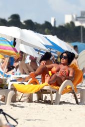 Maripily Rivera in a Bikini at the Beach in Miami 10/14/2019