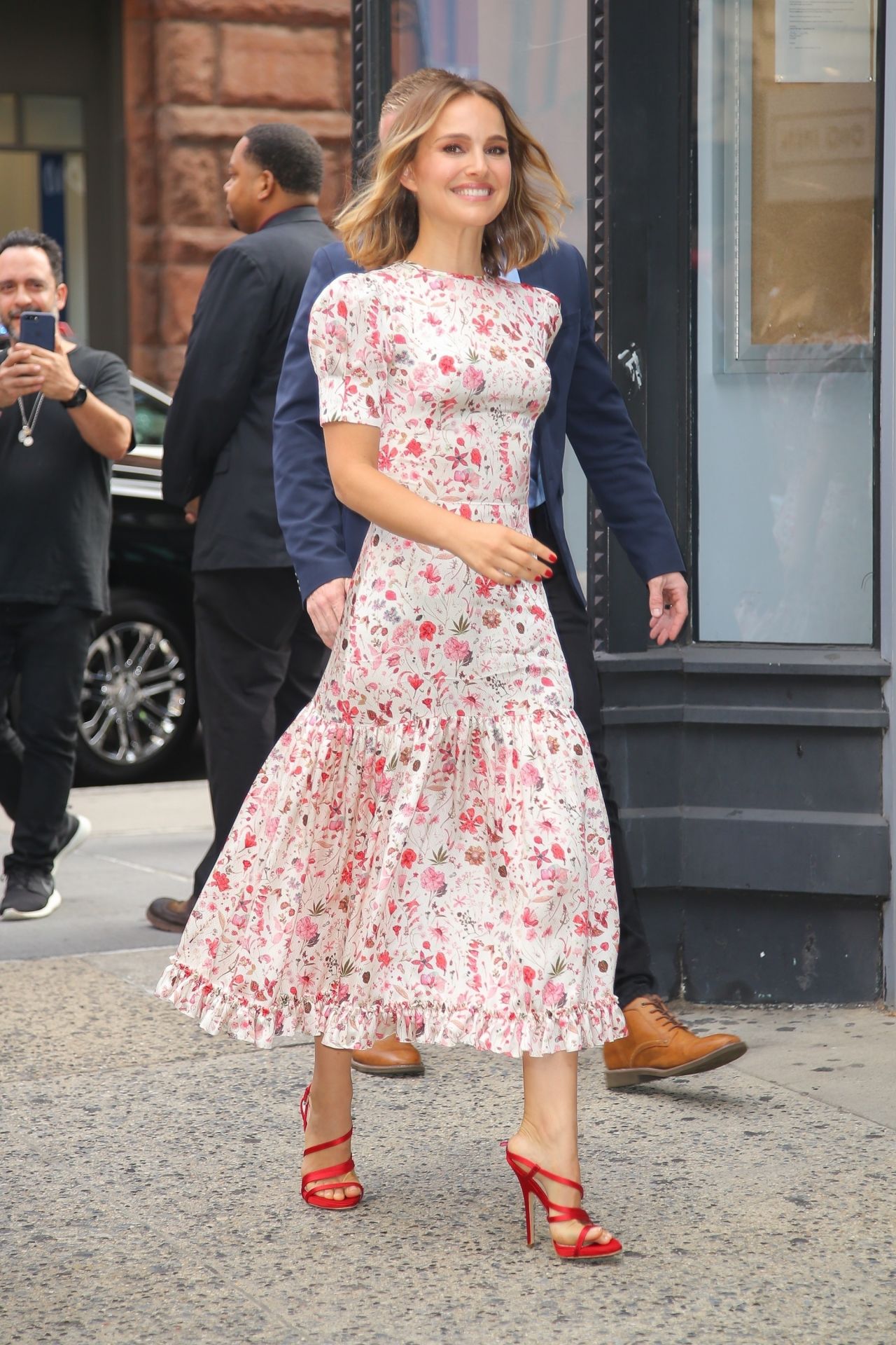 Natalie Portman - Arriving at BUILD Series in NYC 10/02/2019 • CelebMafia