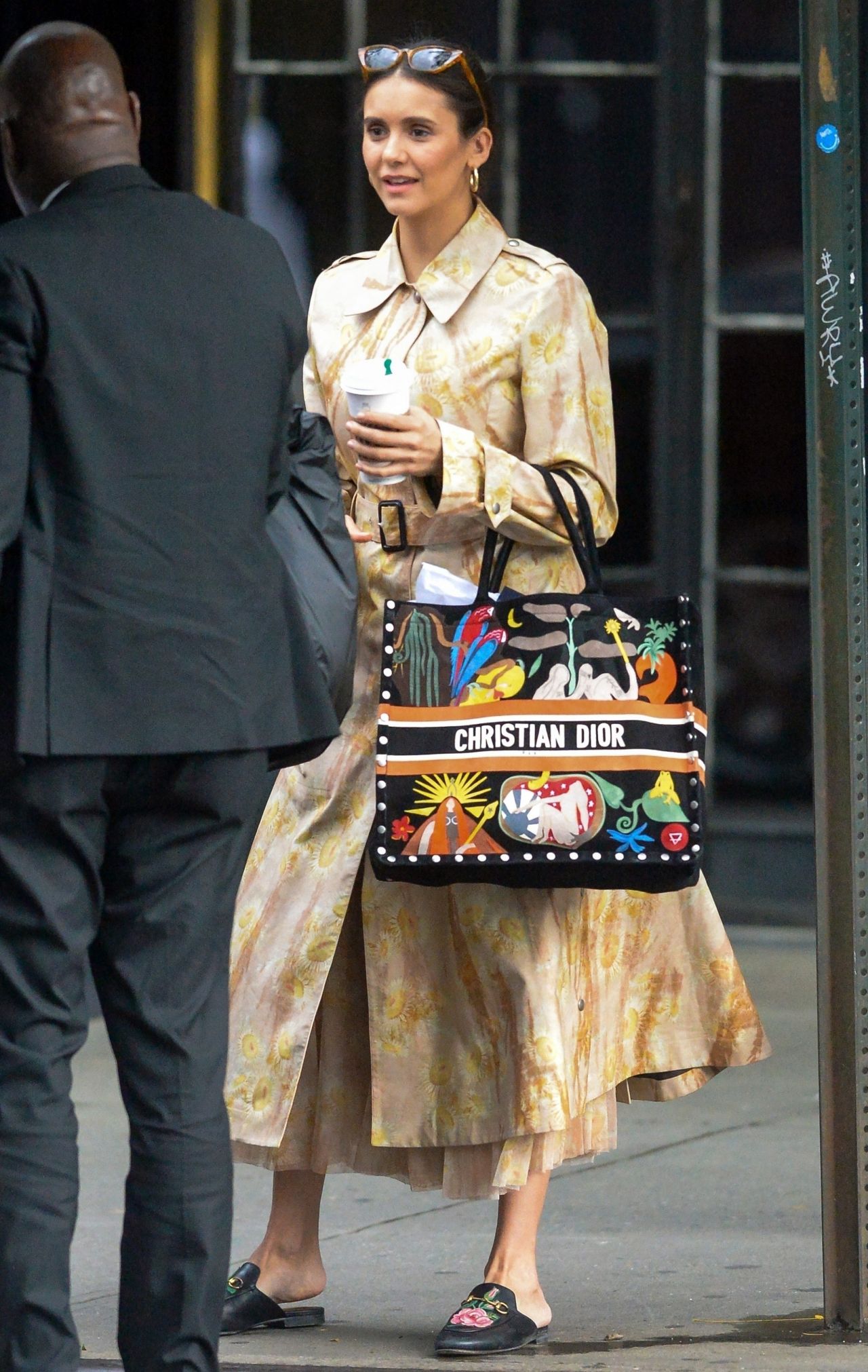 Nina Dobrev - Leaving The Bowery Hotel in NYC 10/07/2019 • CelebMafia