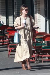 Rachel Bilson Style - Leaving Starbucks in Los Feliz 10/02/2019