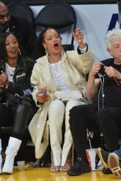 Rihanna - Lakers vs. Utah Jazz Game in LA 10/25/2019