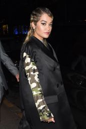 Rita Ora - Leaving the Miu Miu After Party Dinner in Paris 10/01/2019