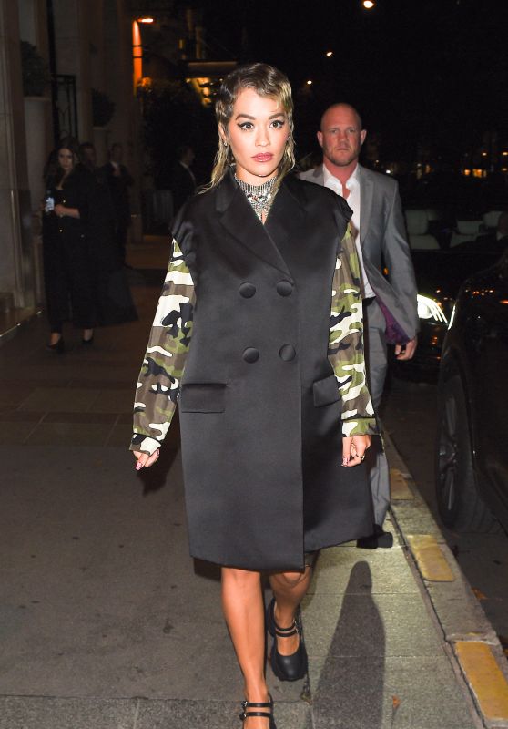 Rita Ora - Leaving the Miu Miu After Party Dinner in Paris 10/01/2019