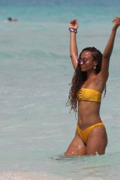 Roxanne Didier in a Yellow Bikini 10/07/2019