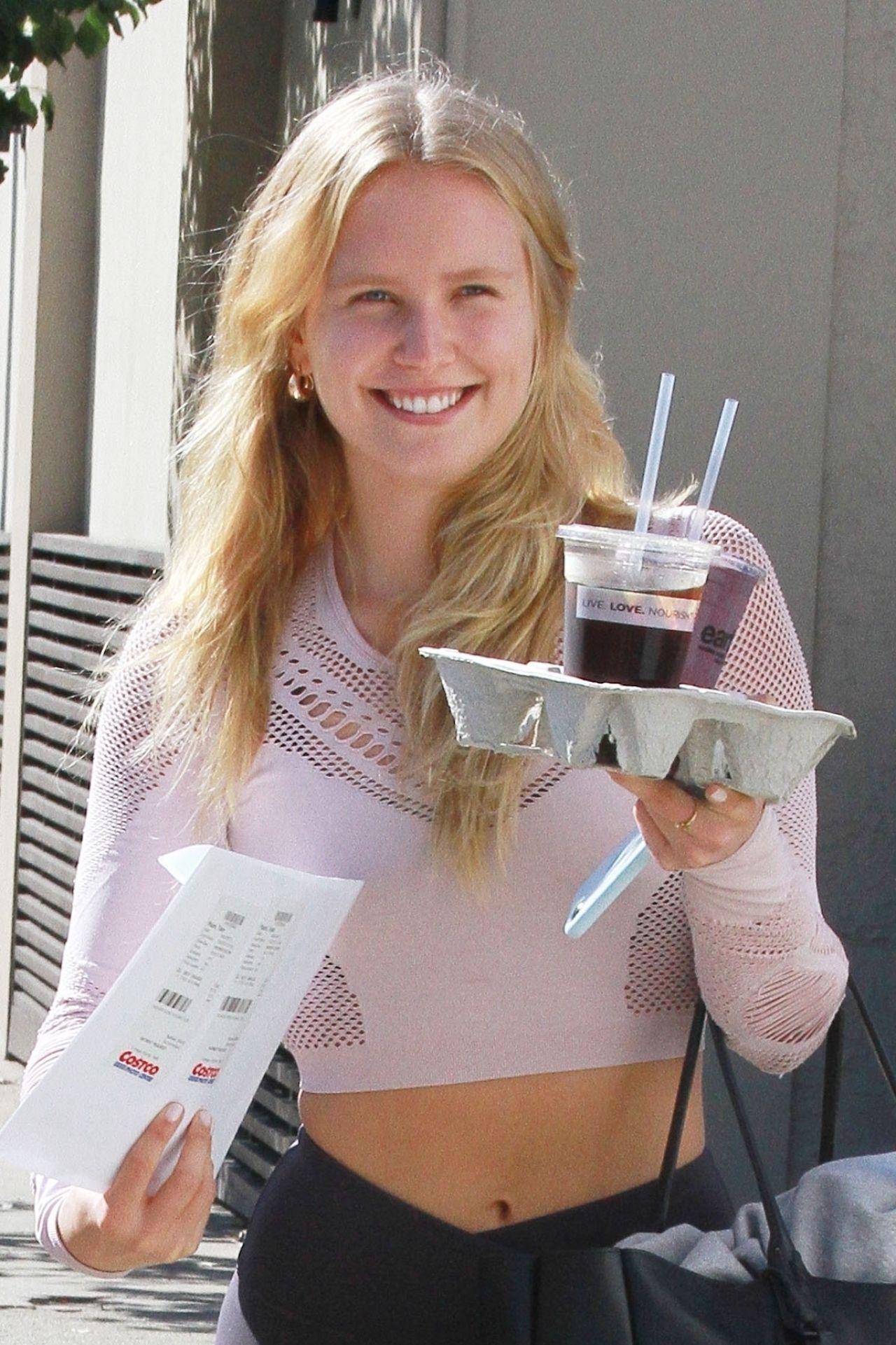 Sailor Brinkley-Cook in Crop Top and Leggings 10/06/2019 • CelebMafia