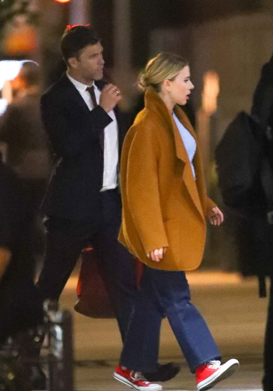 Scarlett Johansson and Colin Jost - New York 10/21/2019