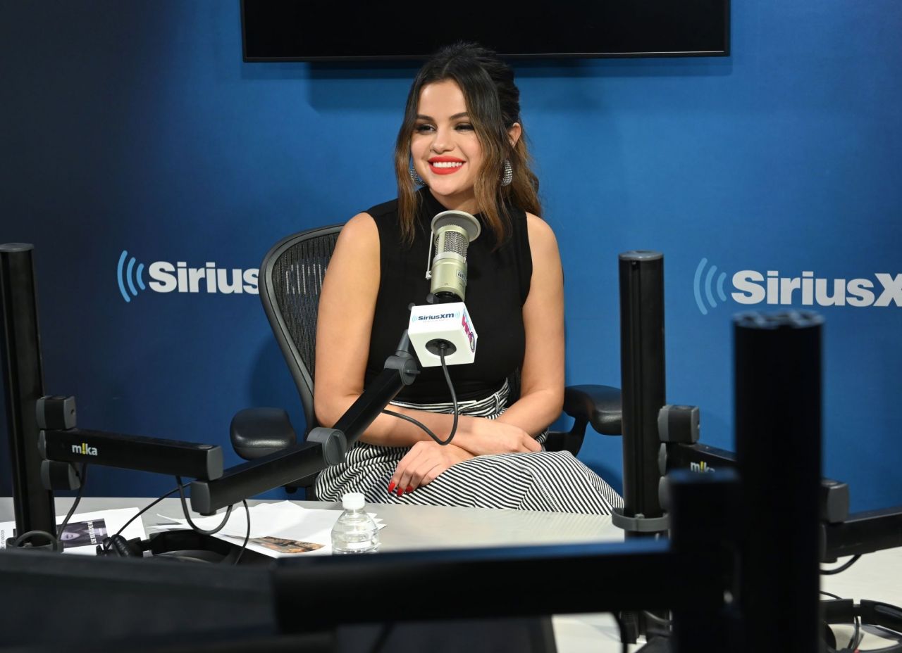 Selena Gomez at Sirius XM's Hits1 in NYC 10/28/2019 • CelebMafia