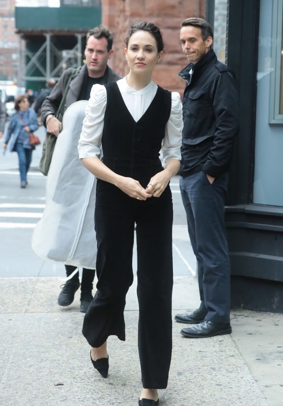 Tuppence Middleton - Outside BUILD Studios in NYC 10/22/2019