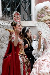 Victoria Justice and Madison Reed - Wearing Venice Carnival Costumes in Venice 10/04/2019