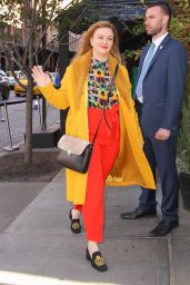 Amber Tamblyn in a Colorful Outfit 11/04/2019