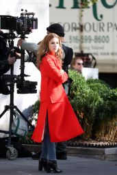 Anna Kendrick - Filming the New Series "Love Life" in NYC 11/01/2019