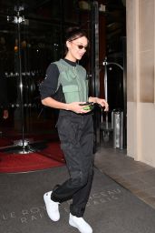 Bella Hadid - Leaving Her Hotel in Paris 11/14/2019