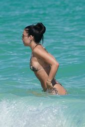 Breana Tiesi in a Bikini at the Beach in Miami 11/02/2019