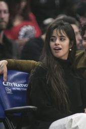 Camila Cabello and Shawn Mendes - LA Clippers vs Toronto Raptors in Los Angeles 11/11/2019