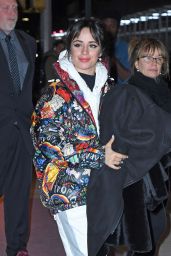 Camila Cabello in a Colorful Jacket and Platform Shoes 11/14/2019