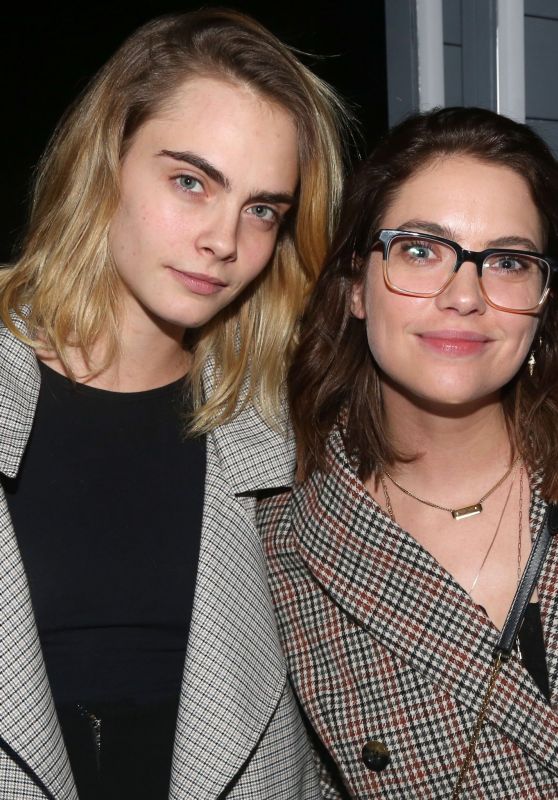Cara Delevingne and Ashley Benson - Backstage at the New Alanis ...