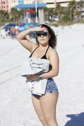 Carmen Valentina in a Bikini - Miami Beach 10/31/2019