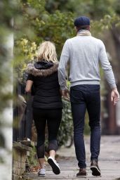 Caroline Flack and Lewis Burton - Out in London 11/28/2019