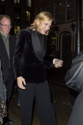 Cate Blanchett - Leaving the Fayre of St. James Christmas Carol Concert in London 11/26/2019