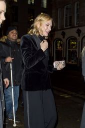 Cate Blanchett - Leaving the Fayre of St. James Christmas Carol Concert