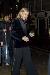 Cate Blanchett - Leaving the Fayre of St. James Christmas Carol Concert in London 11/26/2019
