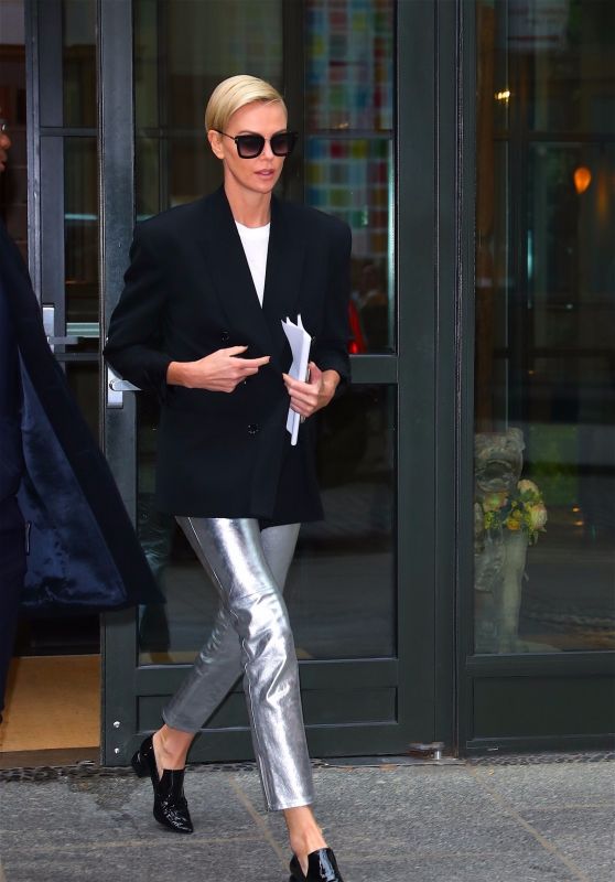 Charlize Theron Chic Style - New York City 11/12/2019